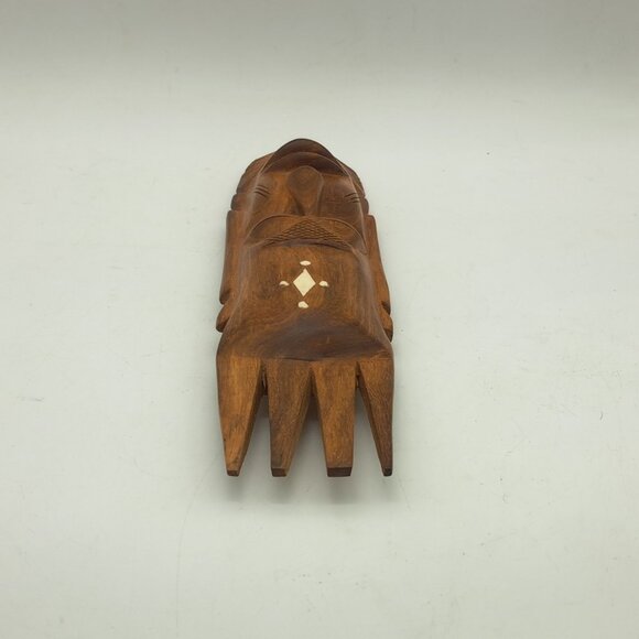 Wood Indonesian Tribal Mask - Picture 7 of 11